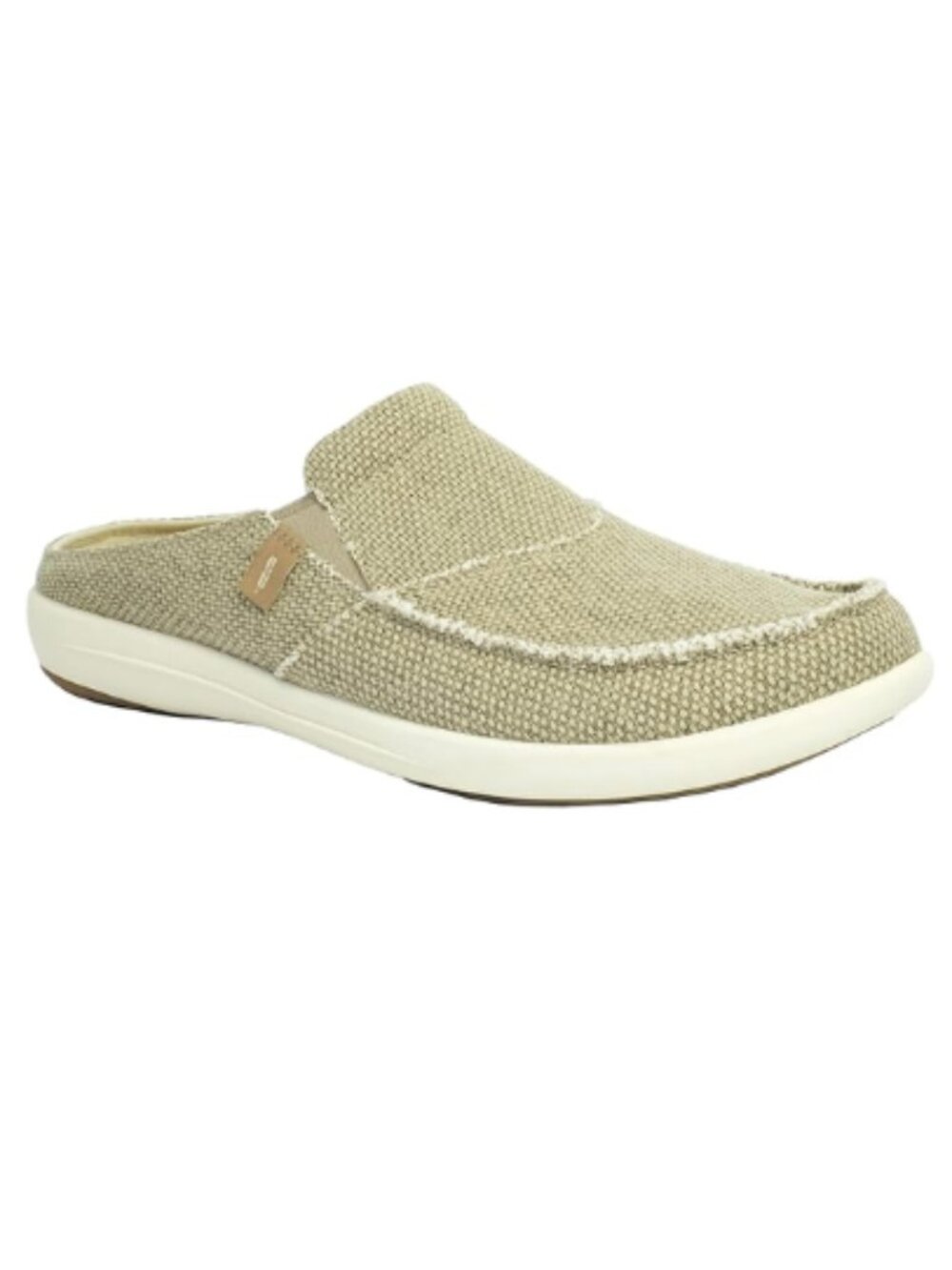 NEW REVITALIGN Siesta Canvas Men's Round Toe Mule in Tan Size 13EE